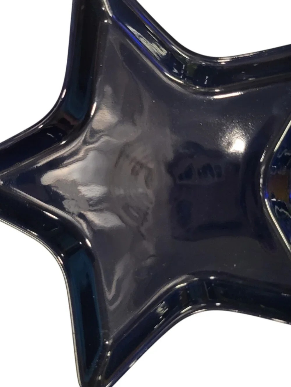 Fiesta Star Shaped Plates Set of 3 Scarlet White Cobalt NWT USA